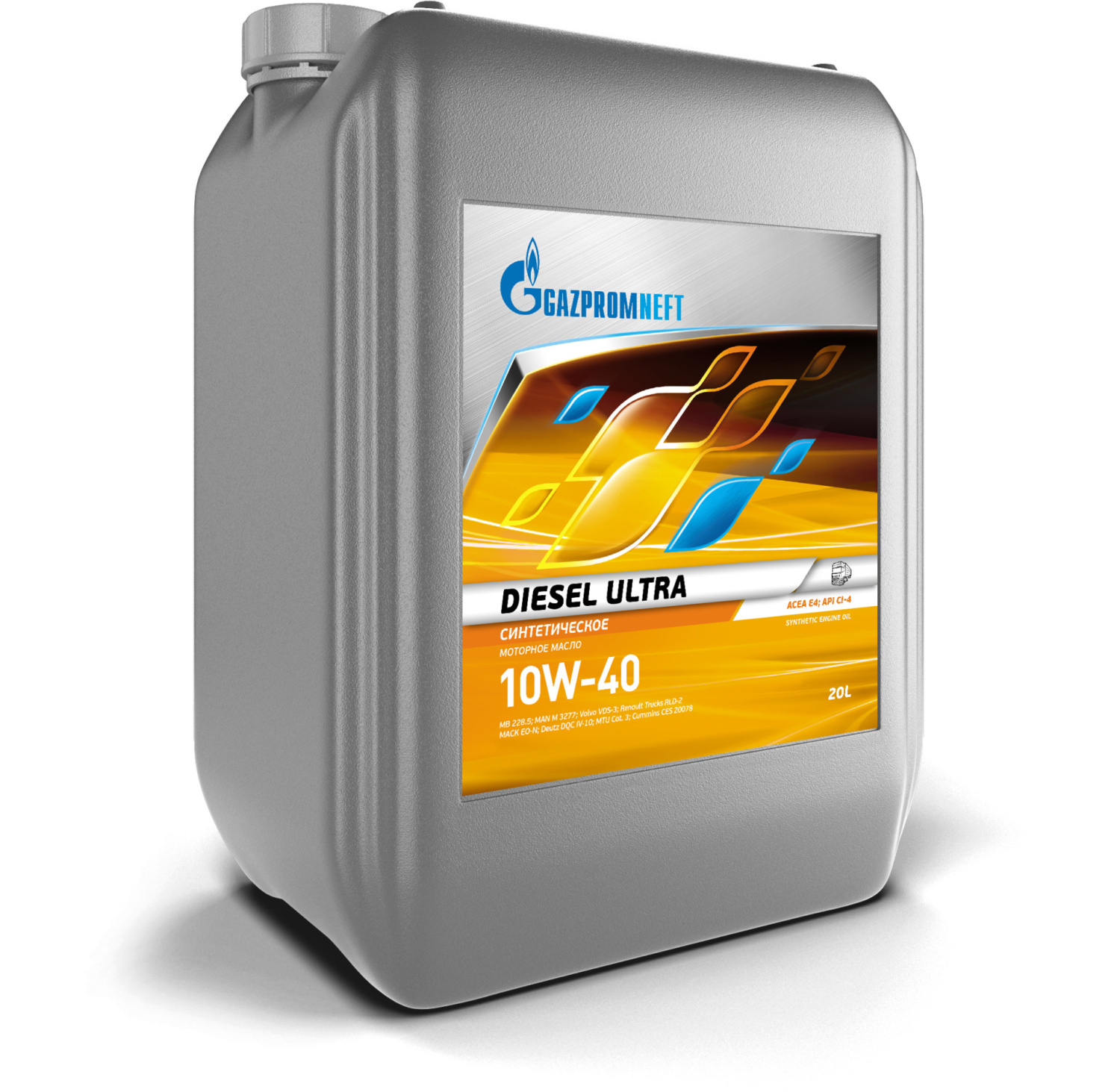 Gazpromneft Diesel Ultra 10W-40 API API CI-4 ACEA E4/E7 20л