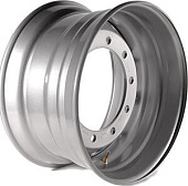 Колесо дисковое STEGER 11,75x22,5 10x335 ET0 D281 T14 hump барабанные тормоза Silver