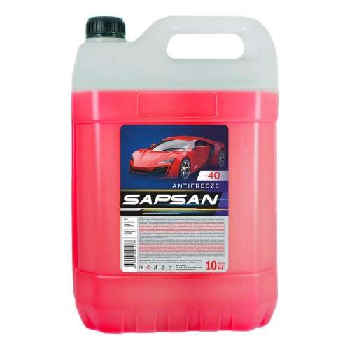 Антифриз Sapsan Red G12+ 10кг