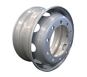 Колесо дисковое STEGER 8,25x22,5 10x335 ET165 D281 T14 внутренний вентиль Silver