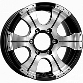 КиК Байконур 8x16/6x139.7 ET0 D108.5 дарк_платинум