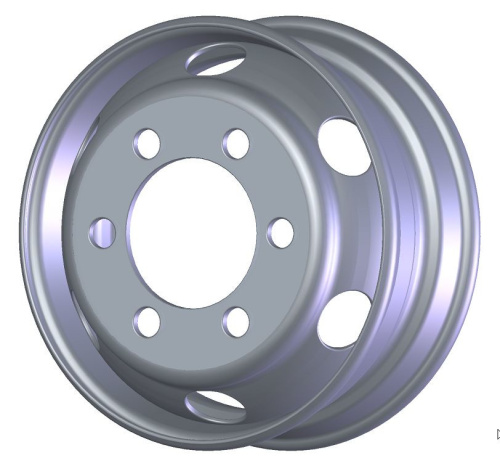 Колесо дисковое SRW(TOPU) 6.00x17.5 6x222,25 ET127 D164 T11 Silver (для Hyundai, Isuzu)